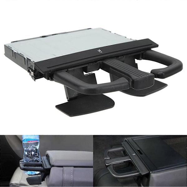 Sort Front Dash Bil Kopholder Skydbar til Bora MK4 MKV A3 S3 A4 A6 Q5