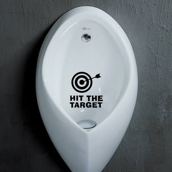 Tarrat, Hauska Seinätarra WC:lle, Kylpyhuoneelle, Keittiölle, PVC, 1 Väri