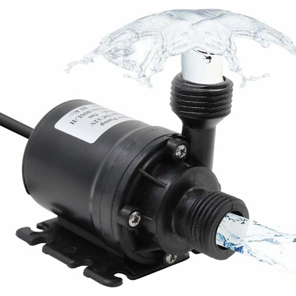 800L/H 5M Dränkbar Vattenpump DC 12V Amfibisk Pump för Damm