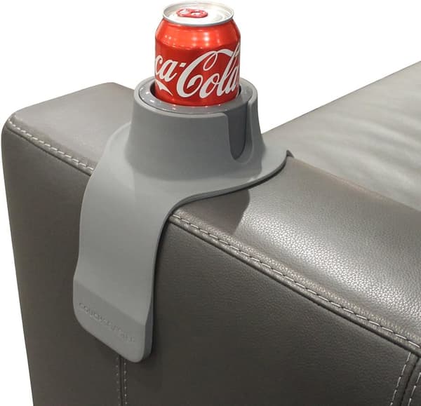 Den ultimate koppholderen for sofaen din, stålgrå