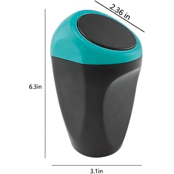 Mini Bil Soppa Hink Plast Avfallssoppa 16x8CM Soppa Hink Förvaring