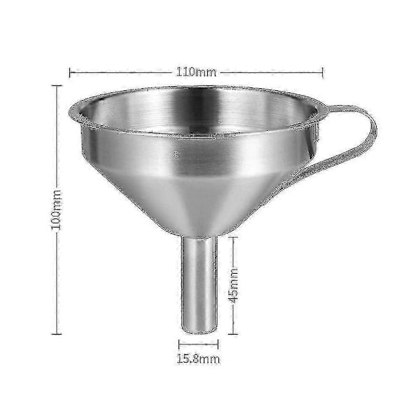 3D-skrivare Rostfritt stål Filtertratt Hartsfilterkopp Kompatibel med UV-harts, Dubbelsilfilter Kompatibelt med