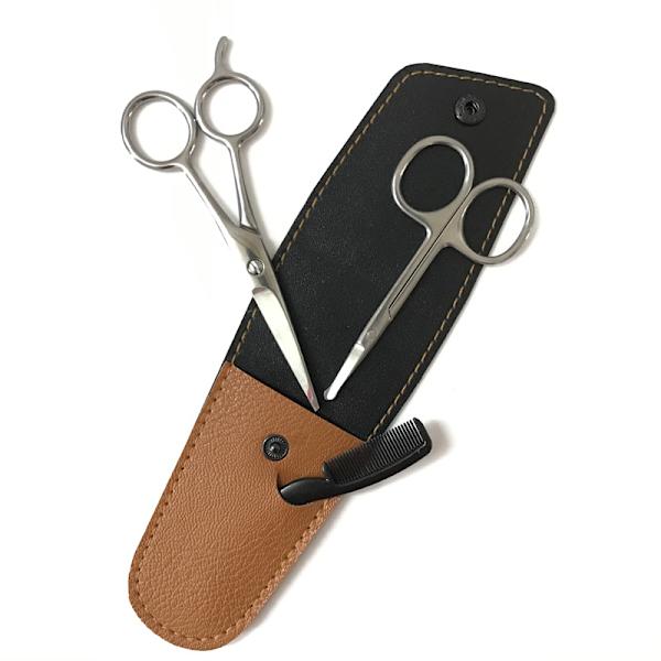 Ekstra skarpe negleklipper med buet blad og etui - til hænder