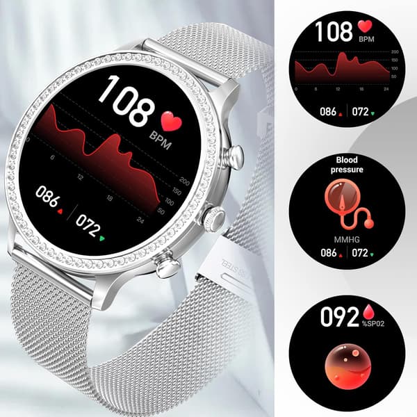 ##/Älykellot Naiset, Soita/Vastaa/Hylkää Puhelut Fitness Tracker Kello##/
