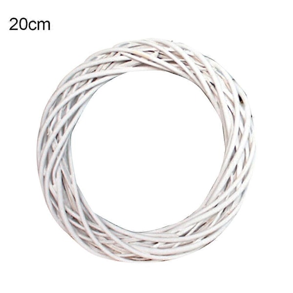 Punottu seppele DIY Hieno luova kukka-asetelma Seppeleaskartelutarvikkeet festivaaleille 10cm
