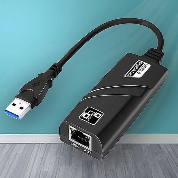 Kablet Netværkskort Højhastigheds Stabil Output Plug Play USB 3.0 USB C til RJ45 100/1000Mbps Eksternt WiFi Netværkskort til Desktop B