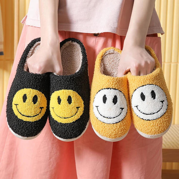Plush-tossut Naiset Tyylisä Soft Fur Mules Mukavuus Sisätiloissa Koti