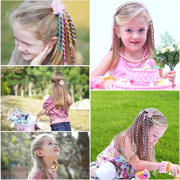 ##/6 STK/Set Hårstyling Twist-klämmor för Kvinnor och Flickor Fläta Verktyg DIY##/