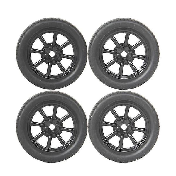 4 stk. LDRC A86 A86P 1/18 RC Bil Reservedæk Hjul 4mm Hex LA0017 Drift Køretøjer Modeller Dele Tilbehør