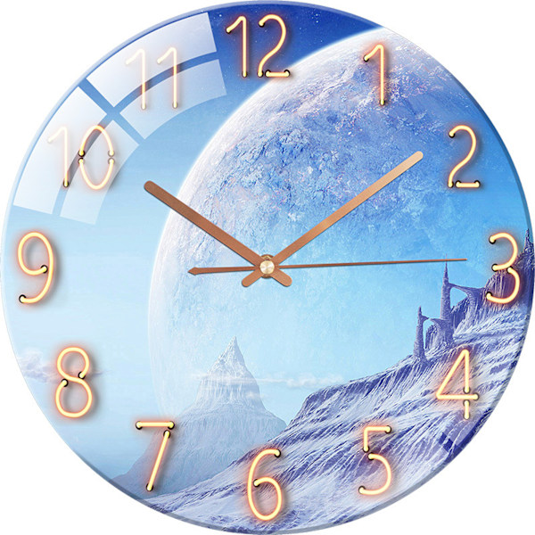 ##/Wall clock Modern style wall clock no tick quiet movement##/