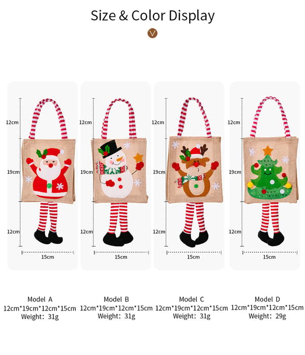 ##/1 Styck Julgåväska - Jultomten, Återanvändbar Jul##/