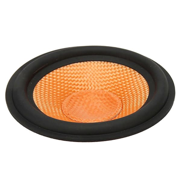 Högtalarkon Trummpapper 1 Tum Innerdiameter Subwoofer Kon Trummpapper med Gummikant för 4 Tums Högtalare