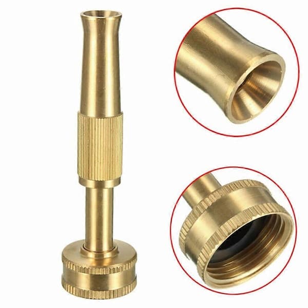 3/4 tommer højtryksslange messing sprayhoved havevandingssprøjtedyse 3Inch