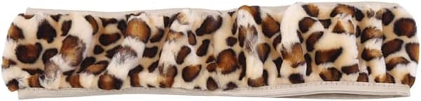 Leopard Print Bilrat Cover, Universal Grå Plys Stee