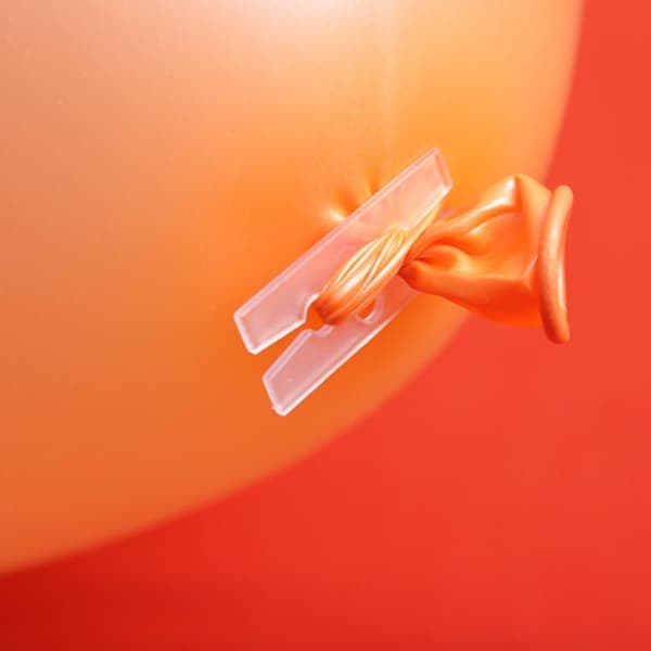 Ballonlukninger - 200 stk - Ballonhætter - Små Ballonclips -