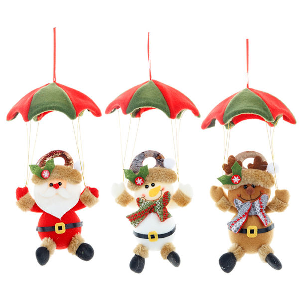 1 stk. Julefaldskærmshængende Juletegneserie Gammel Mand Ornament