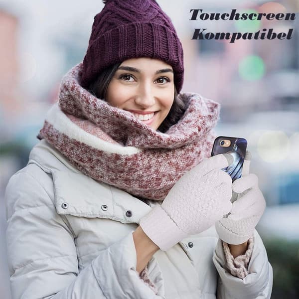 /#/Neuloshanskat Super Soft Touchscreen -hanskat Talvi Unisex/#/