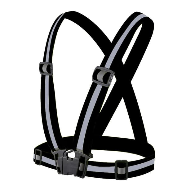 ##/Säkerhetsreflexkläder reflexband, svart, 4x1,5cm##/