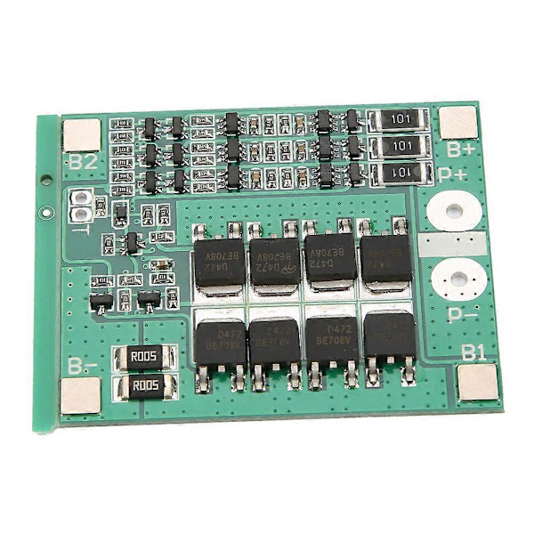 3S 12V 25A Litiumbatteri Skyddskort PCB BMS med Balanseringskrets