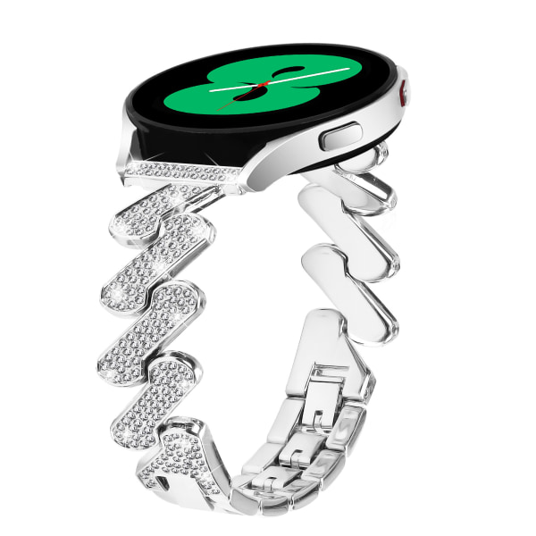 Udskiftningsrem til Galaxy Watch 5/Watch 4, 20 mm rustfrit stål