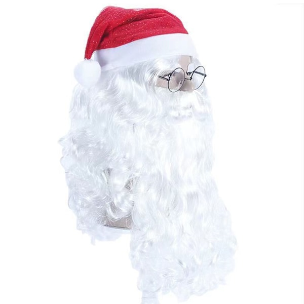 Julemandsskæg paryk