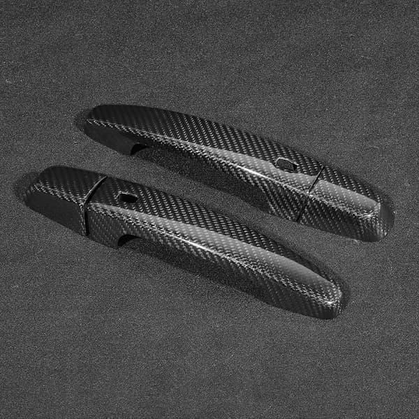 4 stk. Karbonfiber Side Dørhåndtak Deksel Trim Passer for Chevrolet Camaro 2017-2018