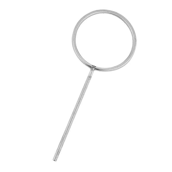 120 mm laboratorie lukket ringstøtte i rustfritt stål