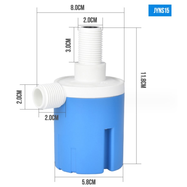 1/2 ventil Automatisk vattennivåjustering Vattentorn Float Fauc