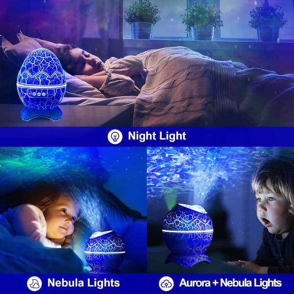 LED-projektor för himmel och stjärnor, galaxprojektor, planetarieprojektor