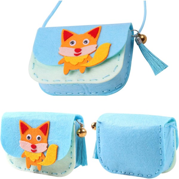 Sysats för barn (Blue Fox), DIY-kit för små flickor, non-Wov