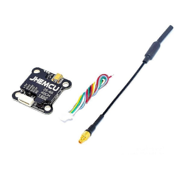 JHEMCU VTX20600 5.8Ghz 40CH PIT/25mW/100mW/200mW/400mW/600mW IRC FPV Sändare 20x20mm MMCX För RC