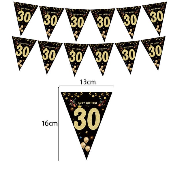 6 kpl (30 vuotta, 40 vuotta, 50 vuotta, 60 vuotta, 70 vuotta, 80 vuotta)