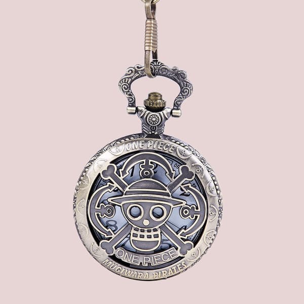 ##/Enkel Klocka i Piratstil med Straw Hat-Fodral Halsband Koppar Mode Klocka för Barn Män Pojkar Presenter##/