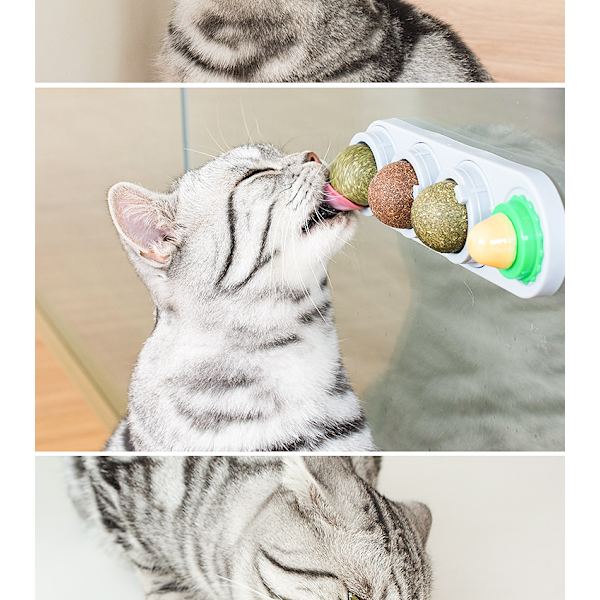 ##/Kattmynta Boll 1 Stycke 4 Bollar i 1 Stycke Kattmynta Leksak Kattmynta Boll Leksak Kattmynta Boll Leksak Bas Mynta/Godisboll för Katt##/