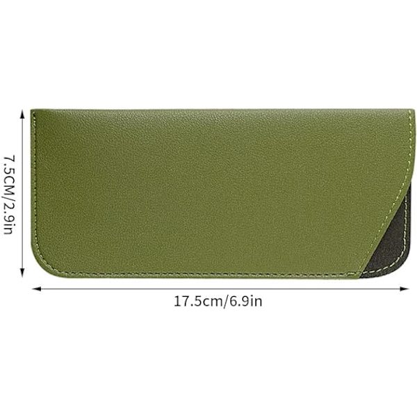 4-pack Mjuka Glasögonfodral, Läder Solglasögonfodral Glasögonfodral