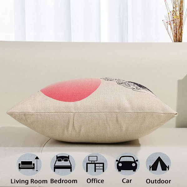 ##/Japansk Fuji Ukiyo-e Putetrekk Sofa Bil Hjem Seng##/