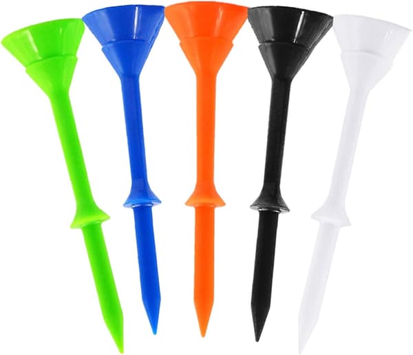 Plastik Golf Tees Kop Mix Farve 3 1/4 Tommer 83mm Lang Ubrækkelig