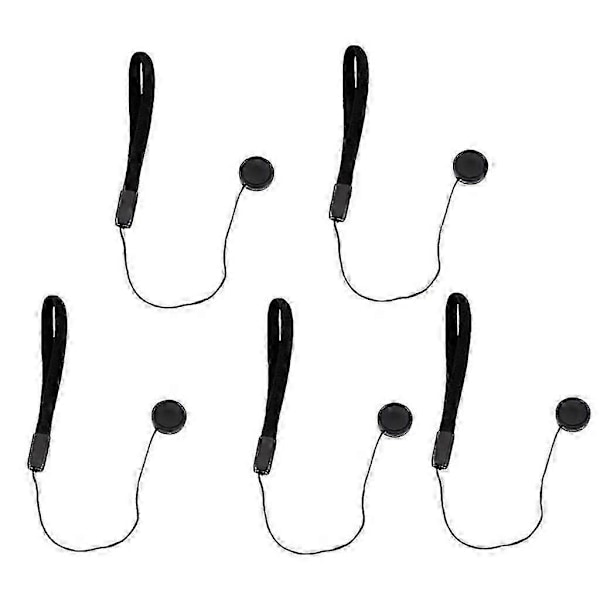 5 stk. Linsebeskyttelsesdeksel Anti-tapt Tau, Universell Dslr Slr Kamera Anti-tapt Linsebeskyttelsesdeksel Holder Lanyard Stropp Forebygge Tap