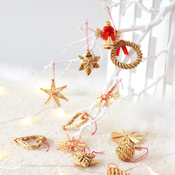 Julevedhæng udsøgt indpakket julekugle