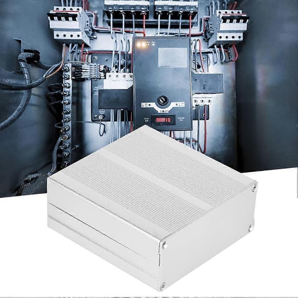 Kylbox i aluminium, delad typ, elektroniskt DIY-hölje 40x97x100mm för GPRS-styrenhetskretskort