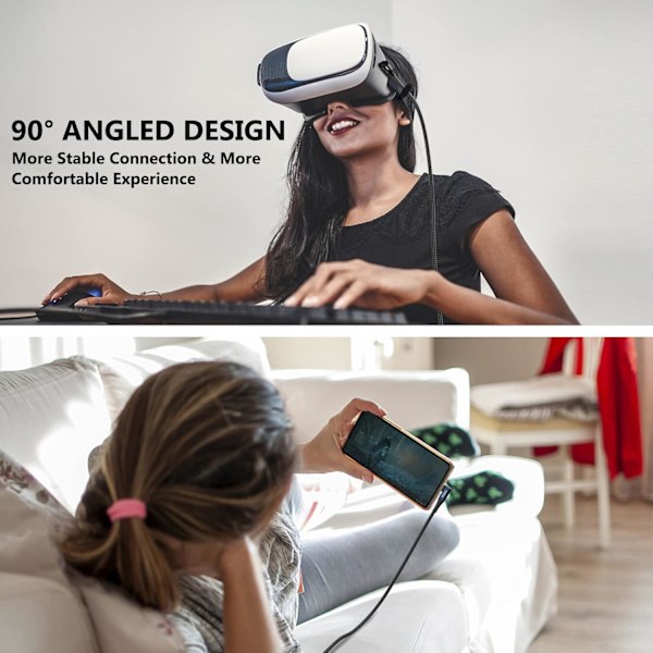 ##/5M Link-kaapeli Oculus Quest 2:lle yhteensopiva, pitkä USB 3.0 t##/