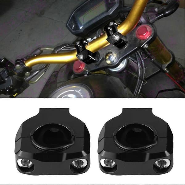 Universal Motorcykelstyr Monteringsklemme Løfter Bar Riser 28mm i Aluminiumlegering
