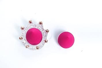 (2 stk) Sminkeeggholder i glass Oppbevaringssvamp sminkeegg r