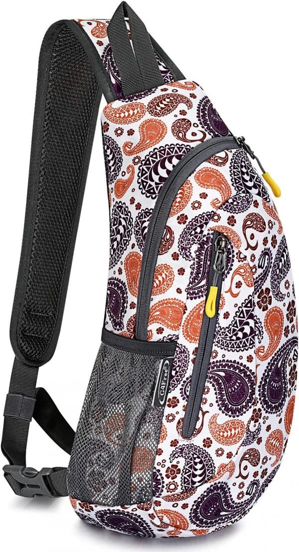 Axelväska (1 st) bröst axelväska sling crossbody väska