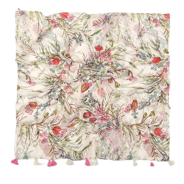 ##/Sjal lavet af bomuld og linned, 180-90cm##/