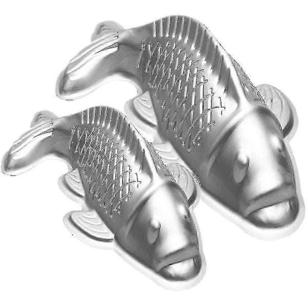 2 stk Kageform Fisk Form Bageform Madform Metal Geleform Bageudstyr