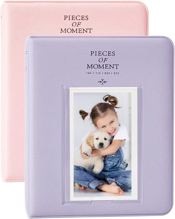2-delt 64 Album Lomme til Fujifilm Instax Mini 7s 8 8+ 9 25 50s