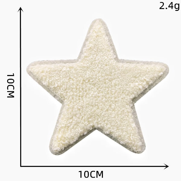 6 styck strykjärnspåsar med pentagrammotiv