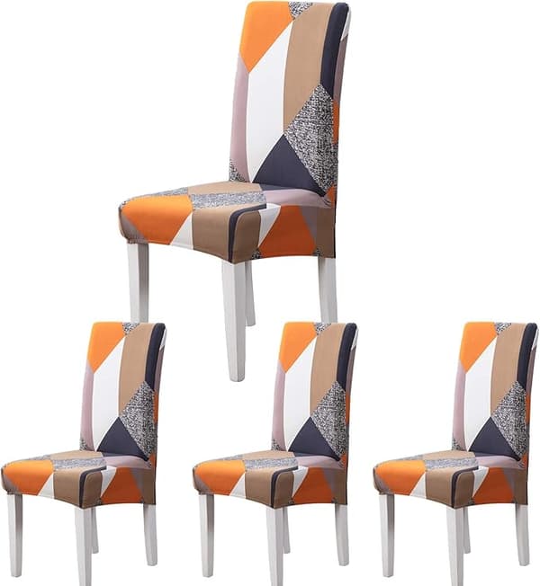 Ruokailutuolin Päällinen (Kuutio, 4 kpl), Moderni Elastisen Kestävä