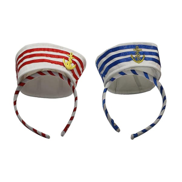 Chic Sømand Yacht Hat Form Hårbøjle Voksen Hovedbøjle Karneval Hårpynt